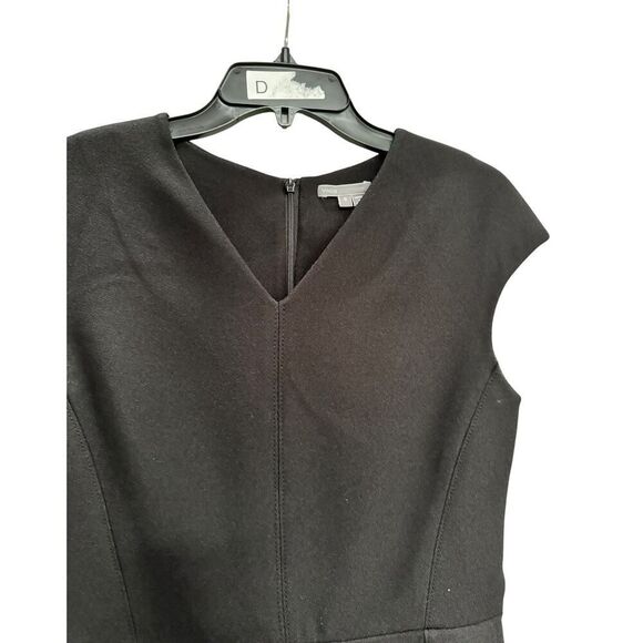 VINCE Black Inverted Pleat Dress - Size 6 - New - Picture 4 of 5